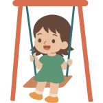 bookschool tour - girl swinging